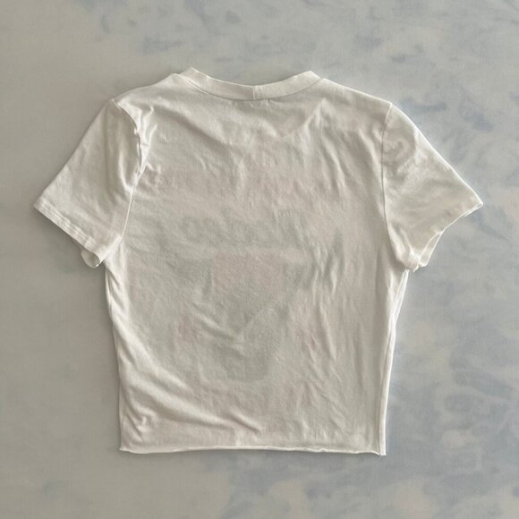 January 7 Rodeo Cowboy Western Cropped Baby Tee - Picture 2 of 5